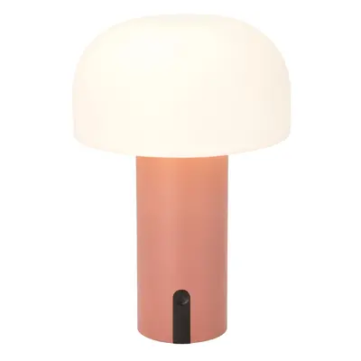 Bílá/růžová LED stolní lampa (výška 22,5 cm) Styles – Villa Collection