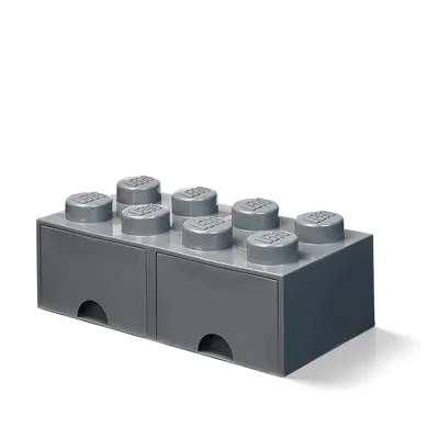 Dětský tmavě šedý úložný box se 2 zásuvkami LEGO®