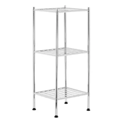 Koupelnový regál ve stříbrné barvě 34x80 cm – Premier Housewares