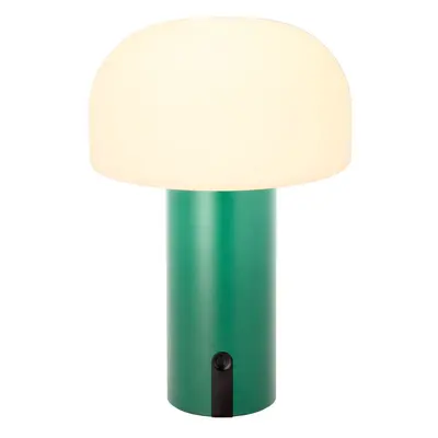 Bílá/zelená LED stolní lampa (výška 22,5 cm) Styles – Villa Collection