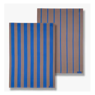 Bavlněné utěrky v sadě 2 ks 50x70 cm Stripes – Mette Ditmer Denmark