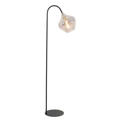 Černá stojací lampa (výška 160 cm) Rakel – Light & Living