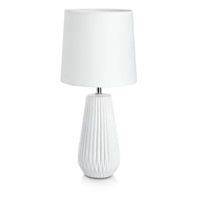 Bílá stolní lampa Markslöjd Nicci, ø 19 cm