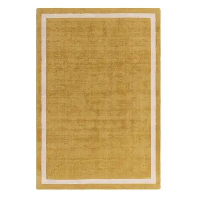 Okrově žlutý ručně tkaný vlněný koberec 200x300 cm Albi – Asiatic Carpets