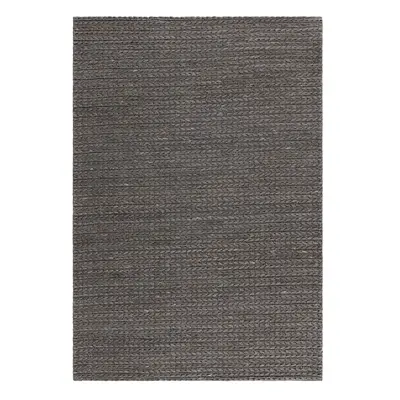 Antracitový ručně tkaný jutový koberec 120x170 cm Oakley – Asiatic Carpets