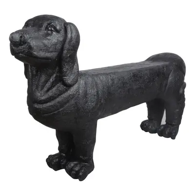 Černá zahradní lavice Dachshund – Esschert Design