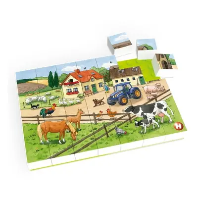 Dětské puzzle Hubelino Život na farmě