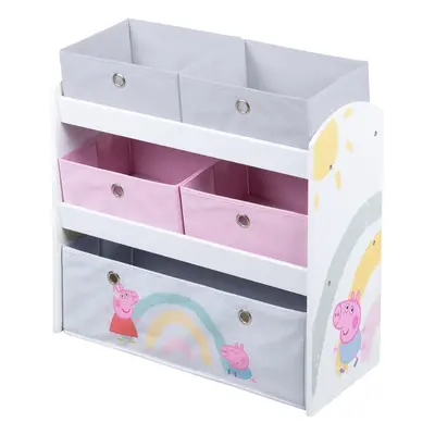 Dětský organizér na hračky 63.5x29.5x67 cm Peppa Pig – Roba