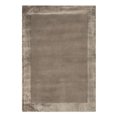 Hnědý ručně tkaný koberec s příměsí vlny 160x230 cm Ascot – Asiatic Carpets