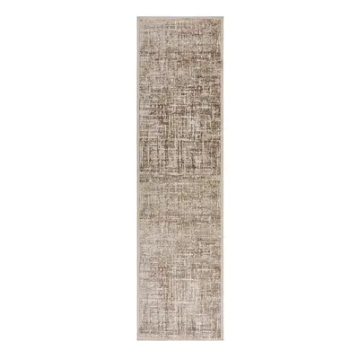 Béžový běhoun 80x300 cm Trace – Flair Rugs