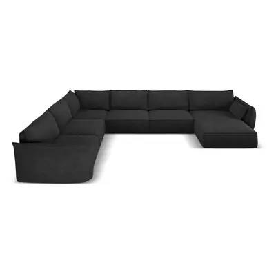 Tmavě šedá rohová pohovka (levý roh) Vanda – Mazzini Sofas