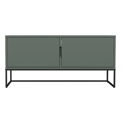 Šedozelený TV stolek 118x57 cm Lipp - Tenzo