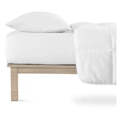 Bílé napínací prostěradlo jersey 90x200 cm Boxspring – Andrea Simone