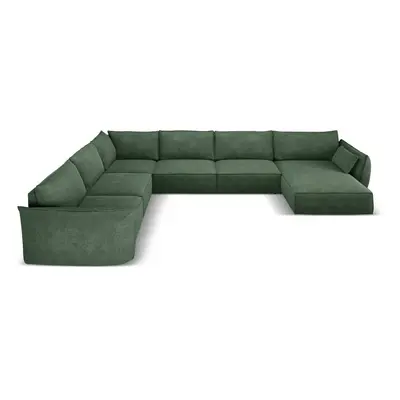 Tmavě zelená rohová pohovka (levý roh) Vanda – Mazzini Sofas