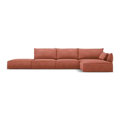 Červená rohová pohovka (pravý roh) Vanda – Mazzini Sofas