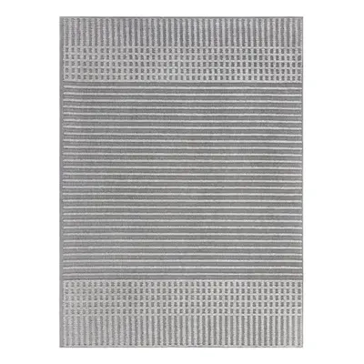 Šedý pratelný koberec z žinylky 200x320 cm Elton – Flair Rugs