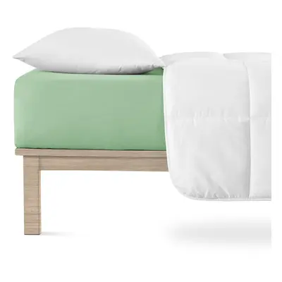 Zelené napínací prostěradlo jersey 200x200 cm Boxspring – Andrea Simone