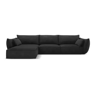 Tmavě šedá rohová pohovka (levý roh) Vanda – Mazzini Sofas