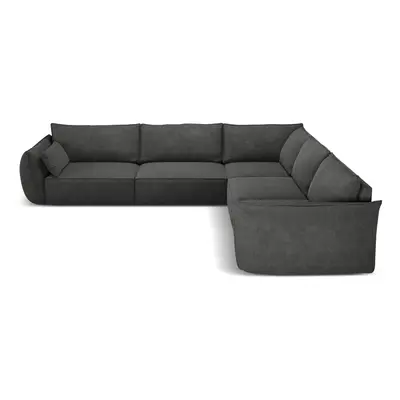 Šedá rohová pohovka (variabilní) Vanda – Mazzini Sofas