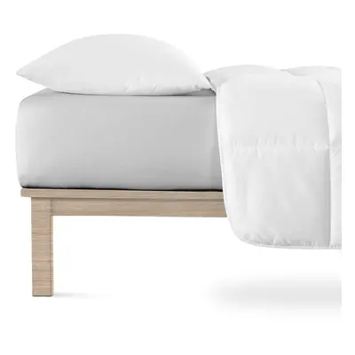 Světle šedé napínací prostěradlo jersey 180x200 cm Boxspring – Andrea Simone