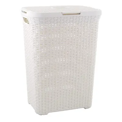 Světle krémový koš na prádlo Curver Hamper, 60 l