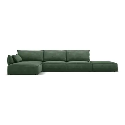 Tmavě zelená rohová pohovka (levý roh) Vanda – Mazzini Sofas