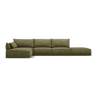 Zelená rohová pohovka (levý roh) Vanda – Mazzini Sofas