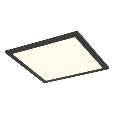 Černé LED stropní svítidlo 29.5x29.5 cm Beta – Trio