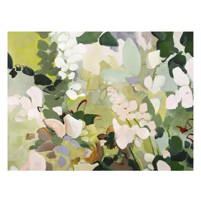 Obraz s ručně malovanými prvky 90x118 cm Green Garden – Malerifabrikken