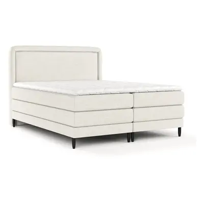 Krémová boxspring postel 200x200 cm Dove – Maison de Rêve