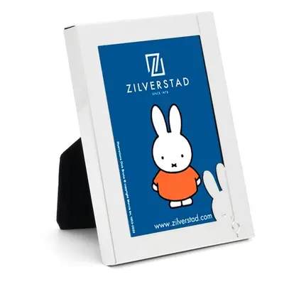 Kovový stojací rámeček ve stříbrné barvě 8x10 cm Miffy – Zilverstad