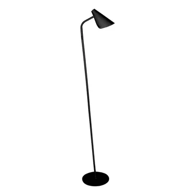 Černá stojací lampa SULION Lisboa, výška 150 cm