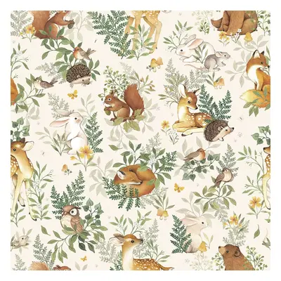 Dětská tapeta 10 m x 50 cm Forest Friends – Lilipinso