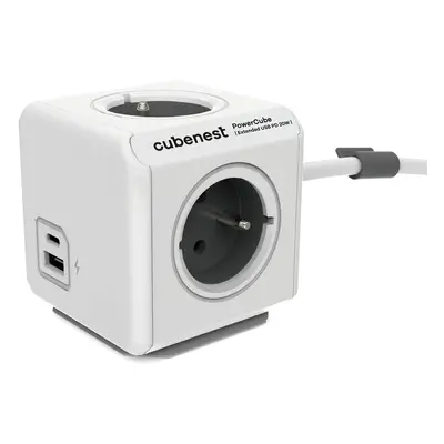 Rozbočovací zásuvka PowerCube Extended USB – Cubenest