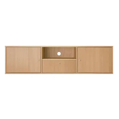 TV stolek v dekoru dubu v přírodní barvě 161x42 cm Mistral – Hammel Furniture