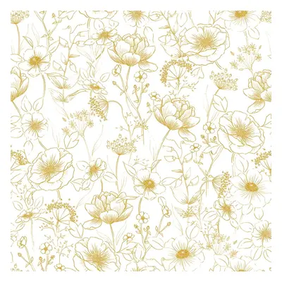 Dětská tapeta 10 m x 50 cm Flowers Botany – Lilipinso