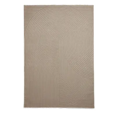 Světle hnědý pratelný koberec z recyklovaných vláken 160x230 cm Flores – Think Rugs