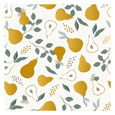 Dětská tapeta 10 m x 50 cm Pretty Pears – Lilipinso