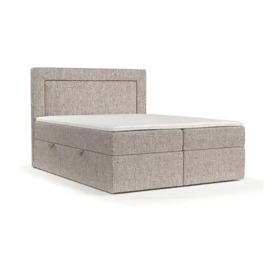 Světle hnědá boxspring postel s úložným prostorem 180x200 cm Imagine – Maison de Rêve