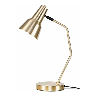 Stolní lampa s kovovým stínidlem ve zlaté barvě (výška 44 cm) Valencia – it's about RoMi