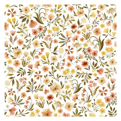 Dětská tapeta 10 m x 50 cm Vintage Flowers – Lilipinso