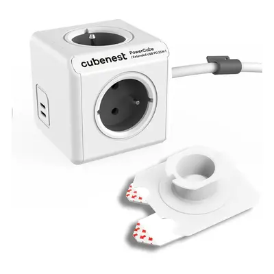 Rozbočovací zásuvka PowerCube Extended USB – Cubenest