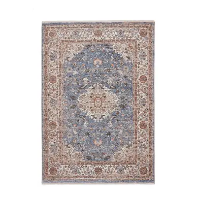 Modro-béžový běhoun 80x300 cm Vintage – Think Rugs