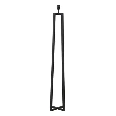 Matně černý podstavec stojací lampy 130 cm Miley – Light & Living