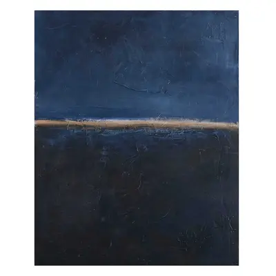 Ručně malovaný obraz 78x98 cm Edge Blue – Malerifabrikken