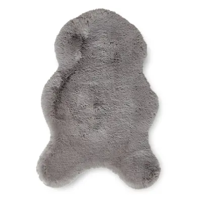 Šedá syntetická kožešina 60x90 cm Super Teddy – Think Rugs