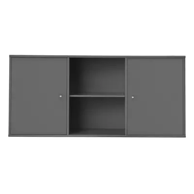 Antracitová nízká závěsná komoda 133x61 cm Mistral – Hammel Furniture