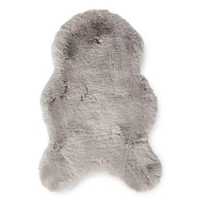 Světle šedá syntetická kožešina 60x90 cm Super Teddy – Think Rugs