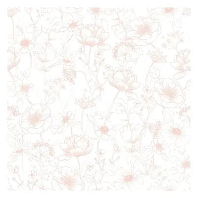 Dětská tapeta 10 m x 50 cm Flowers Botany – Lilipinso