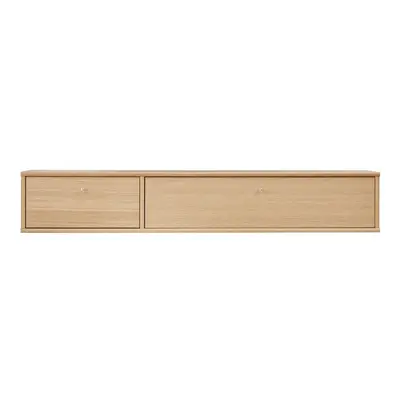 TV stolek v dekoru dubu v přírodní barvě 133x22 cm Mistral – Hammel Furniture